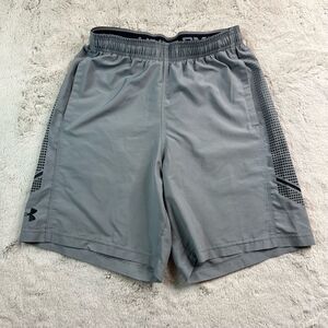 Under Armour Heat Gear Gym Shorts Mens Small Loose Fit Elastic Waist Pockets